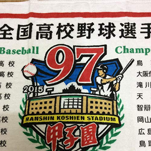 Amazon.co.jp: 高校野球 記念 2015年 夏 甲子園 高校野球 記念タオル